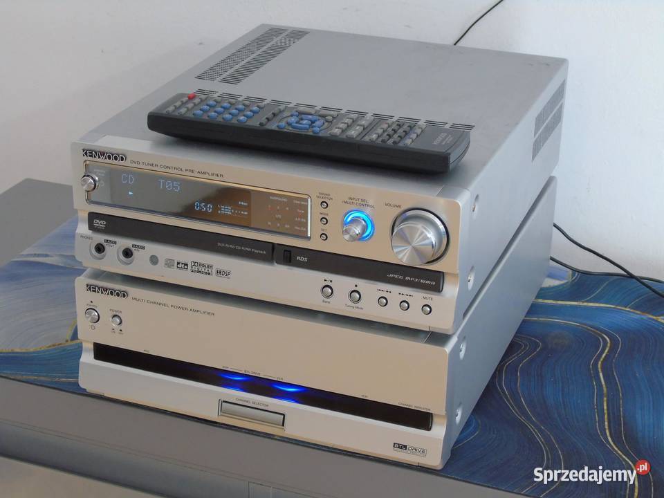 Kenwood MAX7 i CAX7 pilot amplituner z CD AUX Amplitunery podkarpackie Jasło