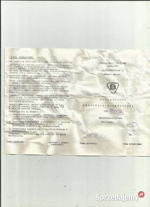 Lutownica miniaturowa typ 1LU40A 40W24V Wrocław