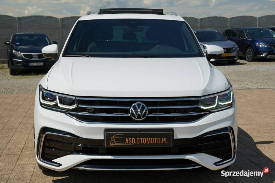 Volkswagen Tiguan RLINE SKÓRA panorama ACC blis regulowane zawieszenie Otmuchów
