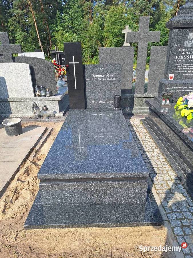 Nagrobki Pomniki Granitowe Pojedyńcze Warszawa