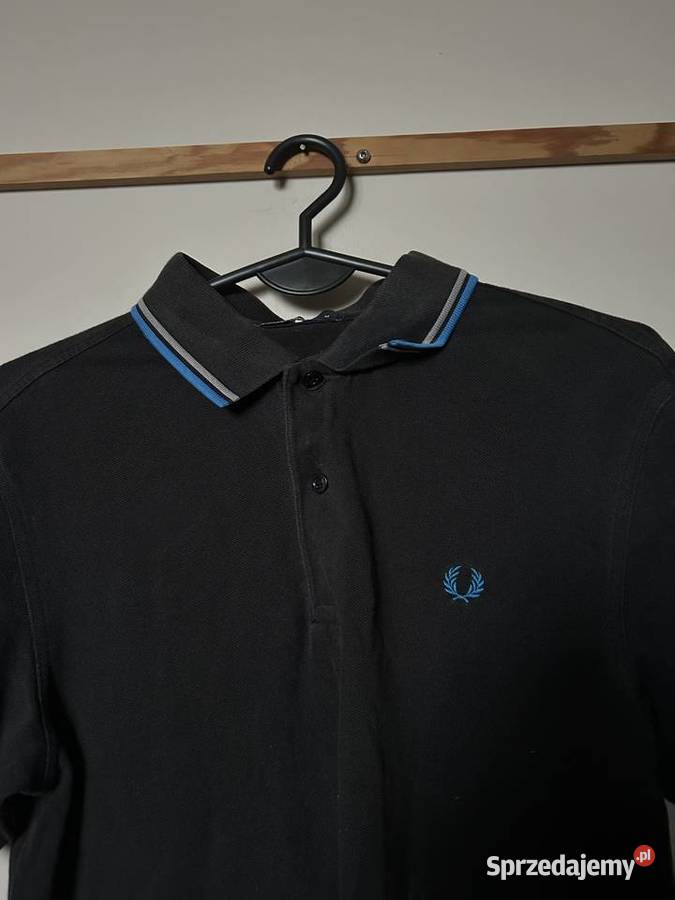 Czarna oszulka polo FRED PERRY M OKAZJA Odzież codzienna lubelskie