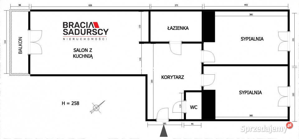 Mieszkanie 5839m2 3 pok Kraków Sprzedaż małopolskie