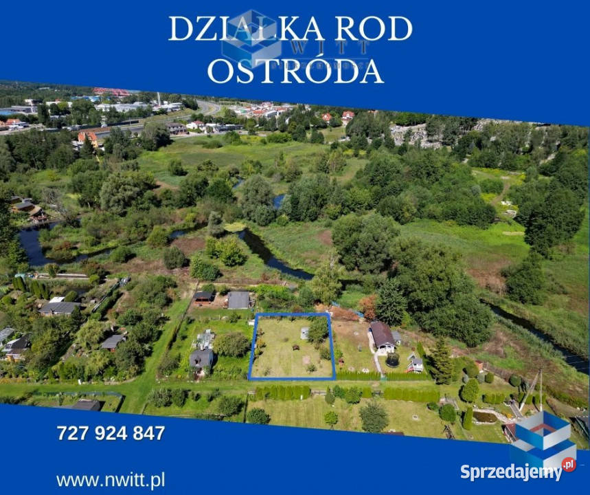 Działka 460m Ostróda 460m2 warmińsko-mazurskie sprzedam