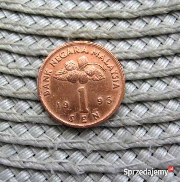 Malezja 1 Sen 1995r Numizmatyka wielkopolskie Kalisz sprzedam