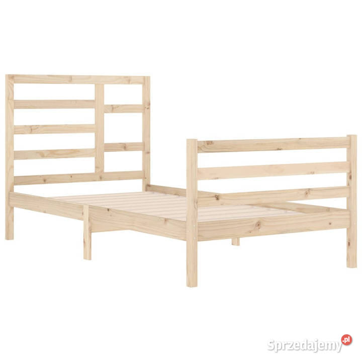 Rama łóżka lite drewno 100 x 200 WM3105850 Łóżka Warszawa sprzedam