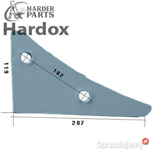 Płoza przednia HARDOX 3401901L AK10L części do Suwałki sprzedam