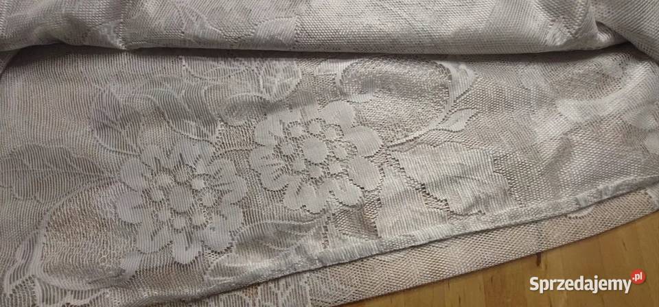 Firanka biała koronkowa szeroka Kraków