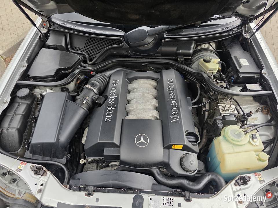 Mercedes E430 43 V8 maksymalne dostępne elektryczne lusterka Wrocław