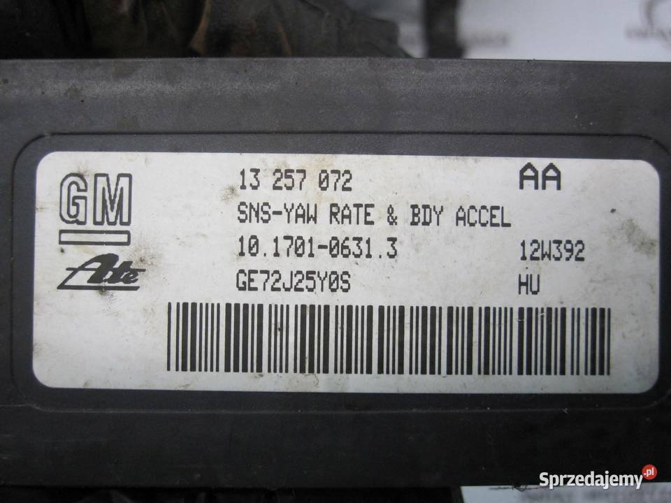OPEL ZAFIRA B 12r dźwignia hamulca ręcznego Pozostałe