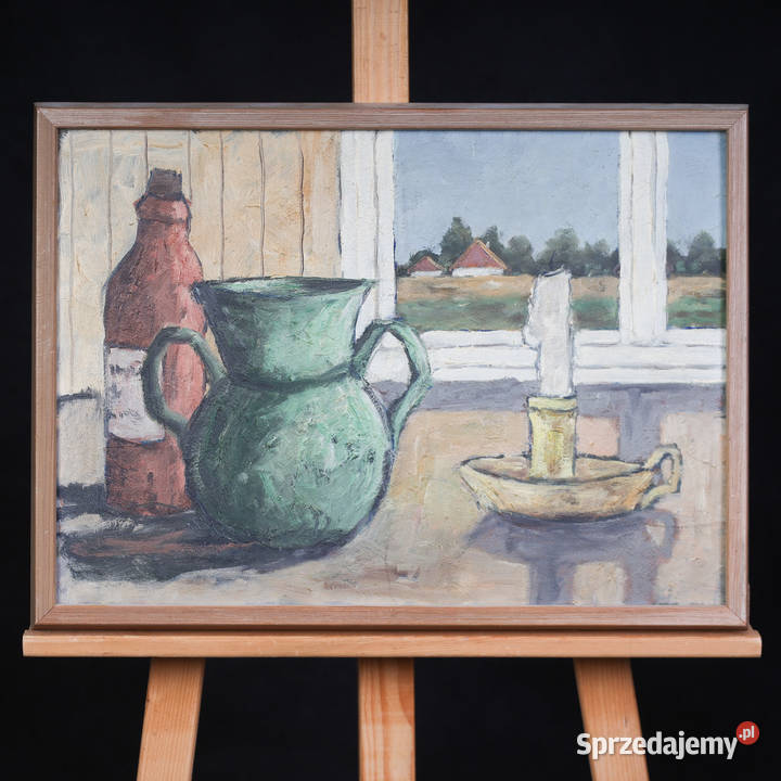 ARTexpert Obraz olejny na płycie martwa natura Dobrzany
