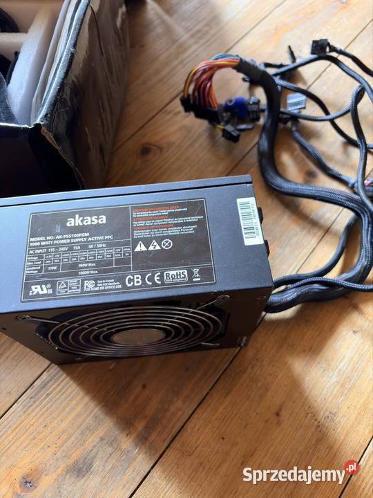 Zasilacz akasa 1000w gold Radom sprzedam