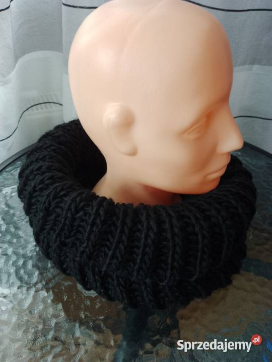 Komin szal damski czarny Chrzanów