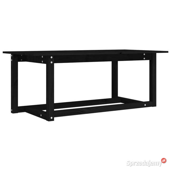 Stolik kawowy czarny 110x55x45 lite drewno Warszawa sprzedam