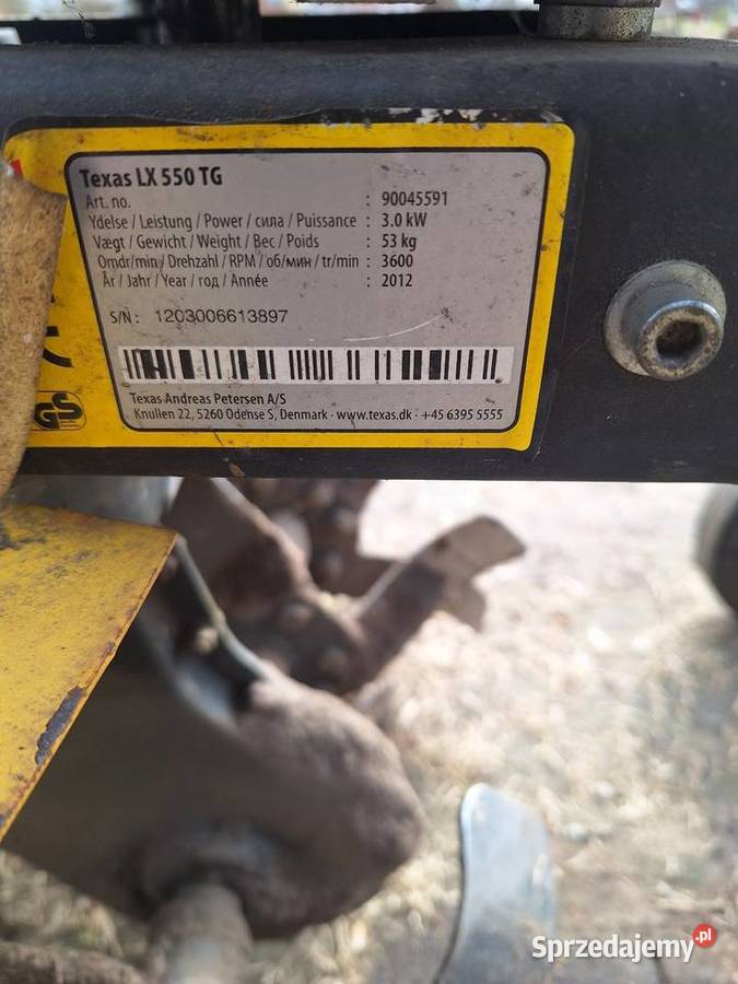 glebogryzarka texas LX550 TG Reszel