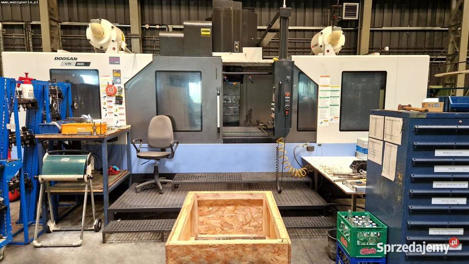 Centrum obróbcze pionowe CNC DOOSAN VM 960L Jelenia Góra sprzedam
