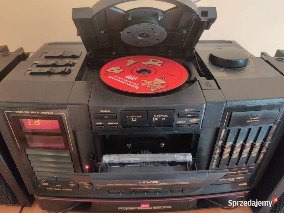 Boombox JVC CD Portable System PC X 200 retro Elektronika Myszków