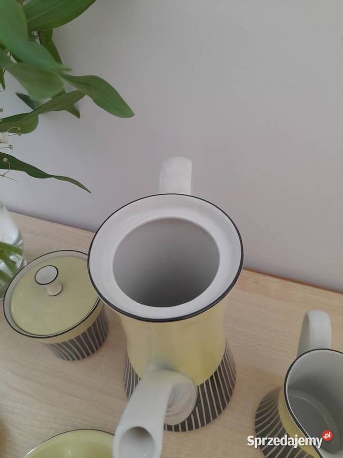 Porcelanowy serwis espresso Volkstedt lata dolnośląskie Bogatynia sprzedam