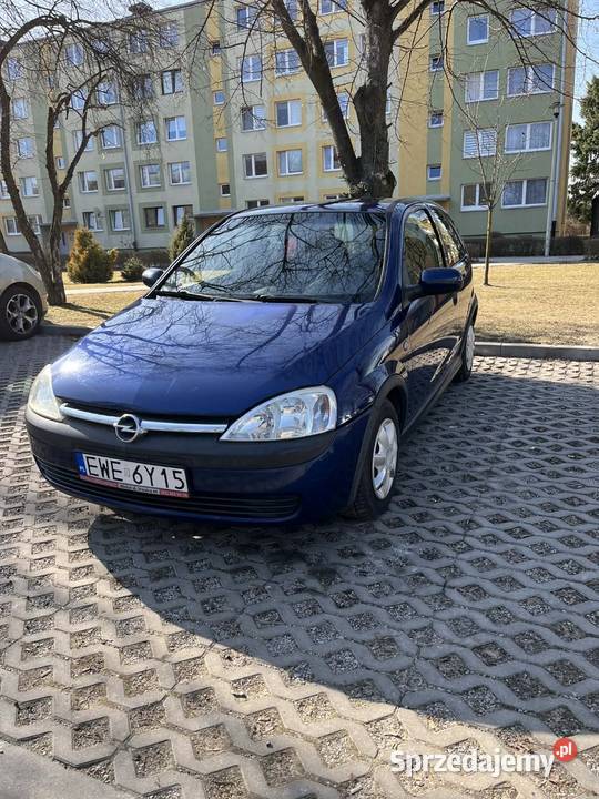 OPEL CORSA C 10 benzyna 2003 klimatyzacja Zgierz