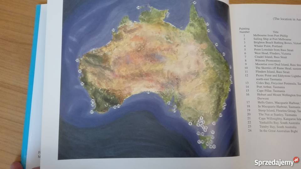 Australia from the sea book of paintings poetry Gdańsk