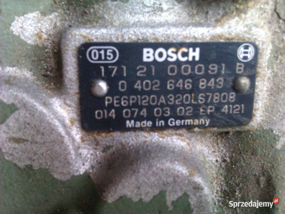 Pompa Wtryskowa Mercedes 340 Bosch 0402646843 Maszewo