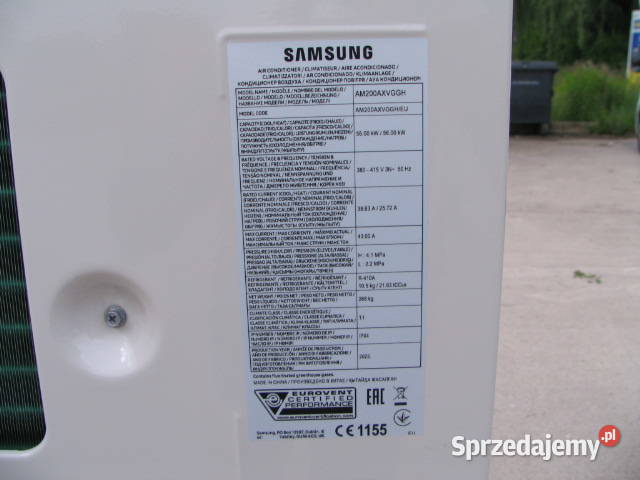 Pompa ciepła klimatyzator Samsung AM200AXVGGH Trzebiatów