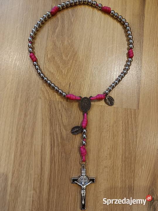 Różaniec Paracord linka stal nierdzewna 10mm sprzedam