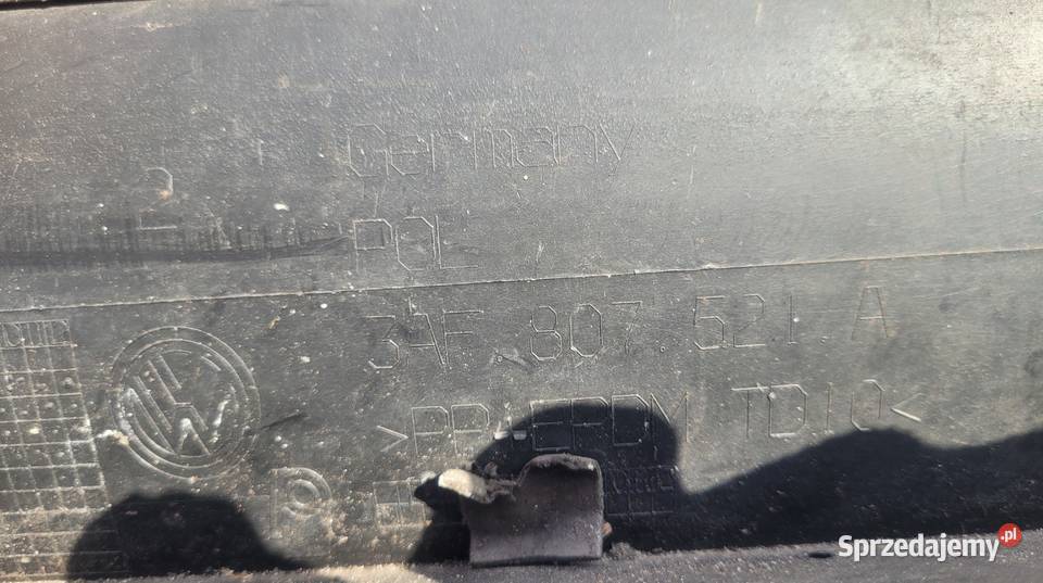 VW PASSAT B7 KOMBI SPOILER ZDERZAKA TYŁ DOKŁADKA osobowe śląskie Ruda Śląska