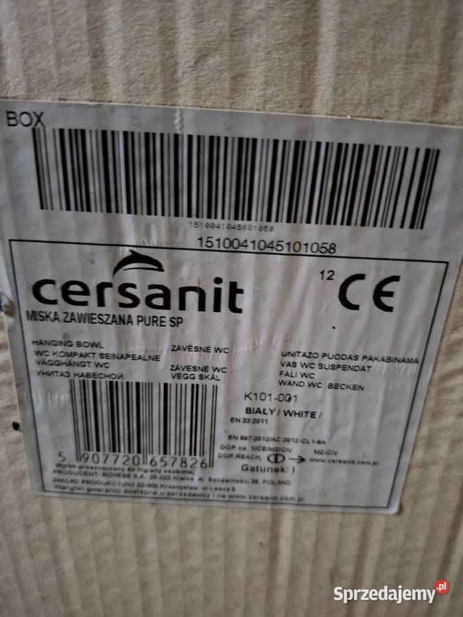 Miska wisząca Pure Cersanit Jędrzejów