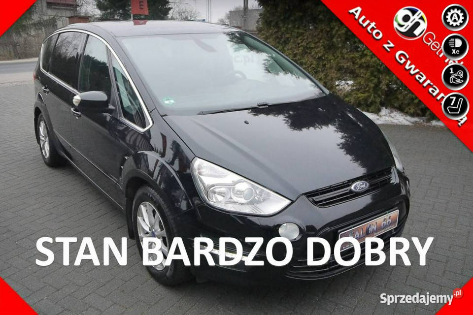 Ford S 20 Xenon Skóra Panorama Stan b elektrochrom. lusterka boczne S-MAX Częstochowa