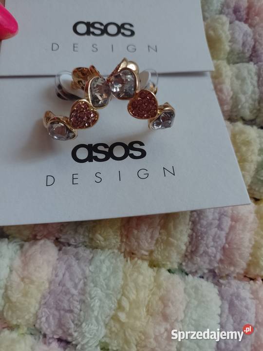ASOSSubtelneBogato zdobione kolczyki serca z Dla kobiet Dodatki Galanteria i dodatki Kraków