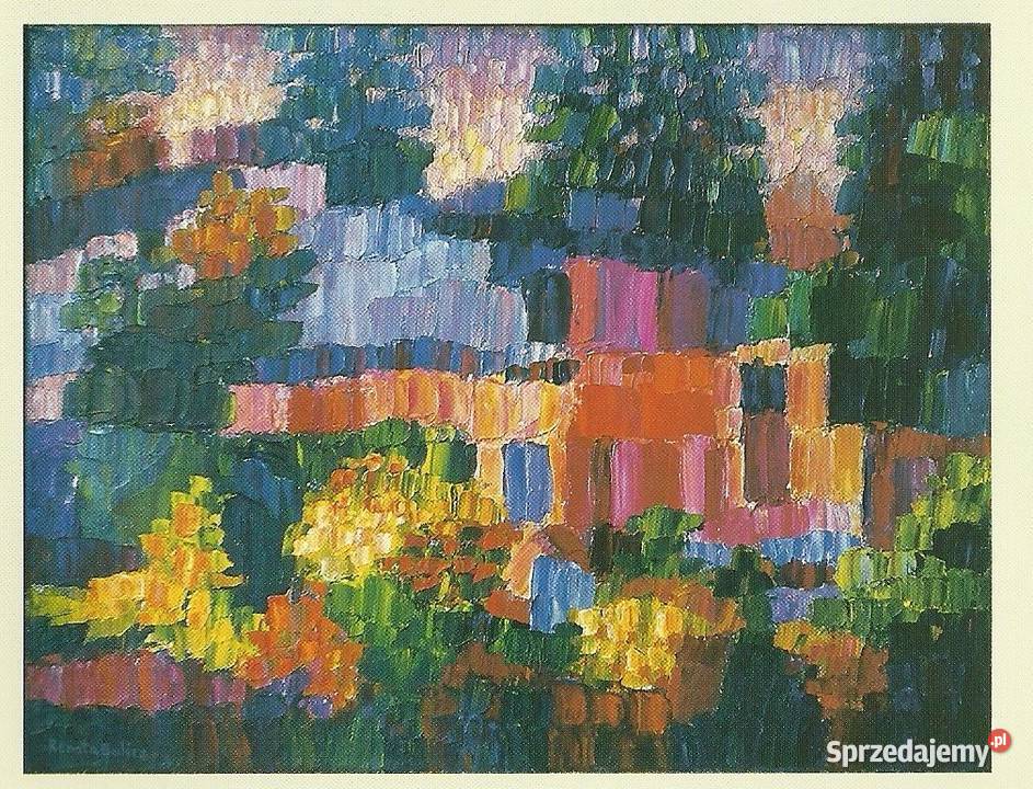 Obrazy oleje Obiekty pejzaże natura Renata Warszawa sprzedam