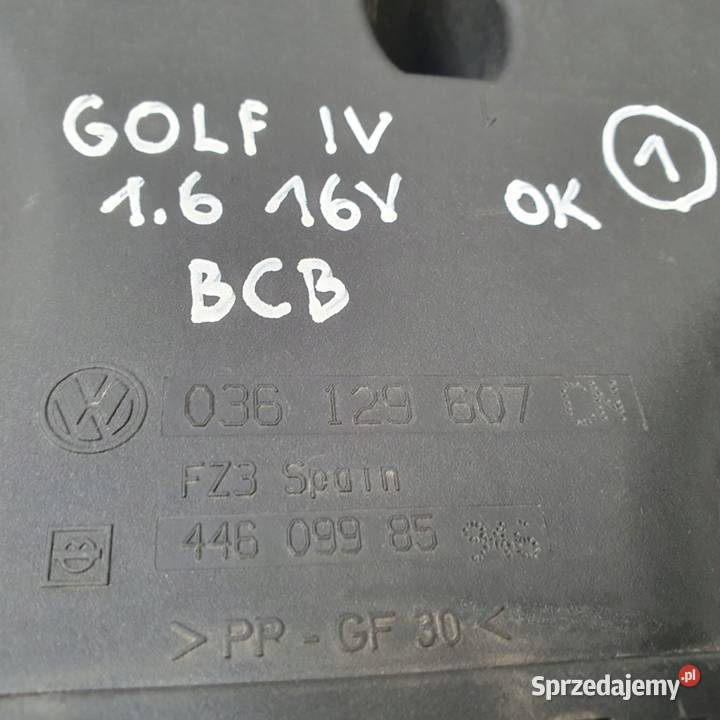 GÓRNA OSŁONA SILNIKA POKRYWA VW GOLF IV 16 16V