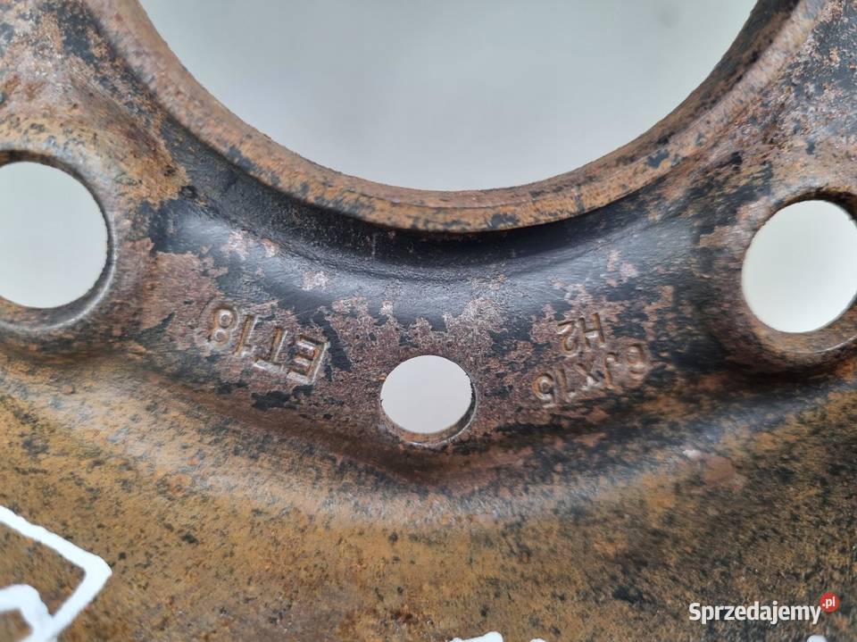 Peugeot Citroen KOŁO ZAPASOWE zapas 18565 R15 stalowe lubelskie Rudka