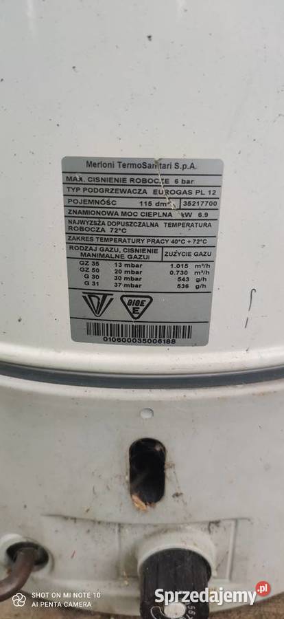 Sprzedam Bojler elektryczny 2500 podkarpackie Tuczempy