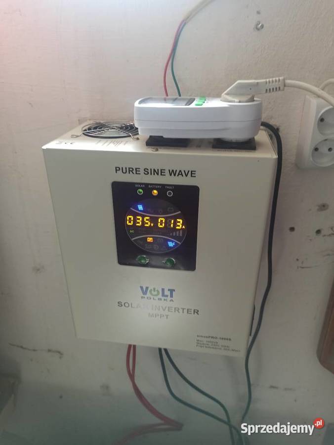 Inwerter solarny Volt sinus pro 1000s 700W pracy małopolskie Alwernia sprzedam