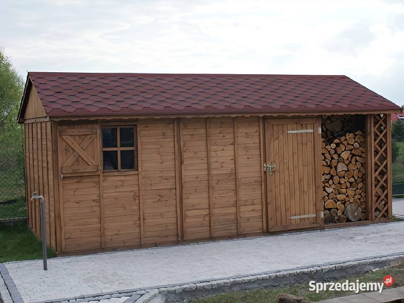 Drewutnia Kasia dach dwuspadowy 3x6 PRODUCENT