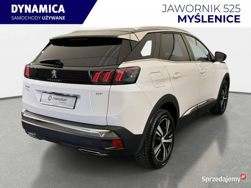 Peugeot 3008 VAT 23 GT 12PT 130 automat 2022 r kamera cofania Myślenice sprzedam