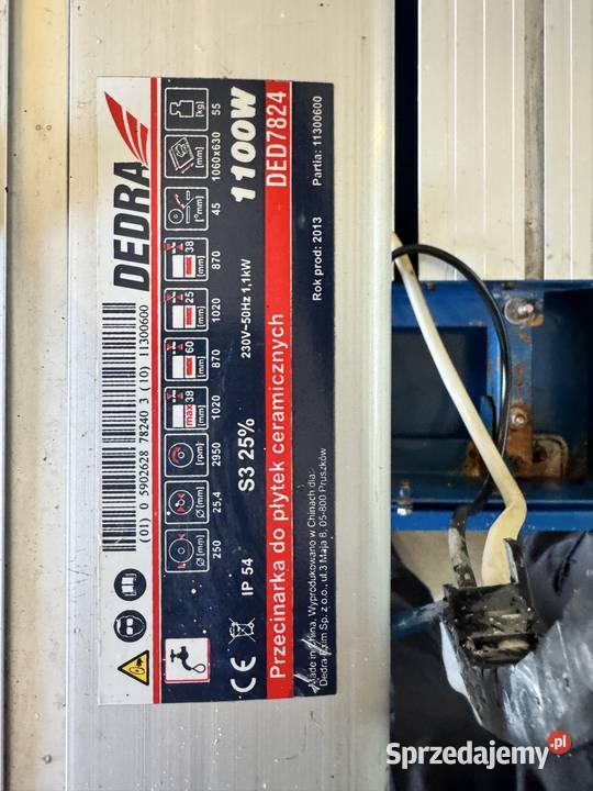 Maszynka do cięcia płytek DEDRA Piaseczno sprzedam