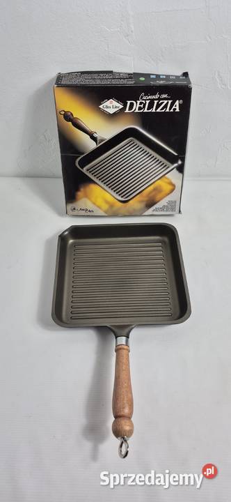 Nowa Włoska Patelnia Grillowa DELIZIA 27x27 Biłgoraj