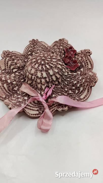 Ceramiczny dekoracyjny kapelusz ozdoba