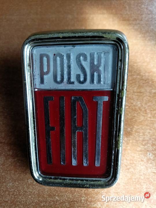 Oryginalny Emblemat POLSKI FIAT do Fiata 125p Tarnobrzeg