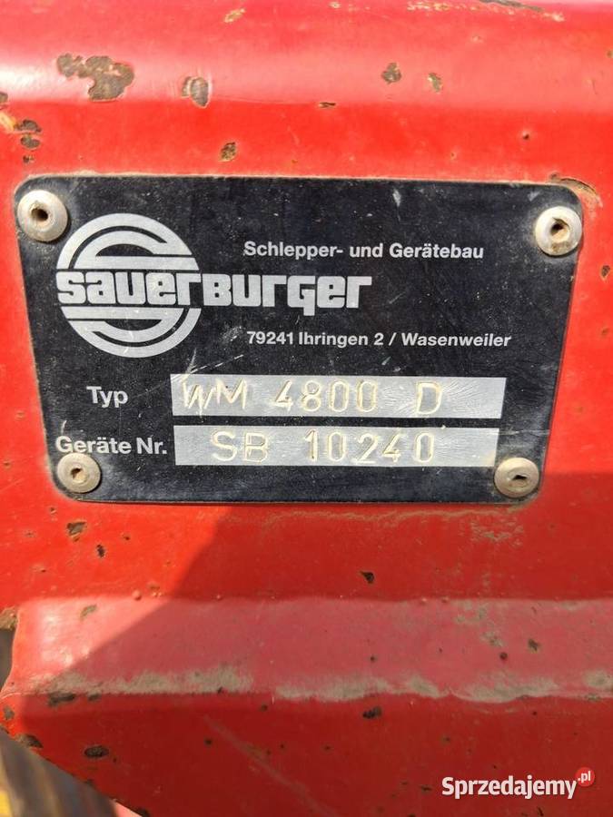 Mulczer młotkowy 48m saerburger Osówka