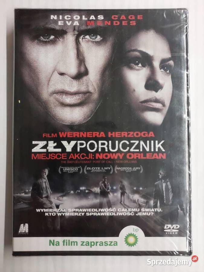 Zły porucznik Nicolas Cage Eva Mendes film DVD Wrocław sprzedam