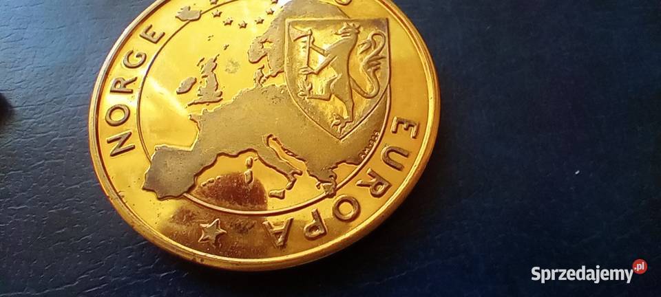 Stare monety 10 ECU 1994 Norwegia Numizmatyka podkarpackie Lesko