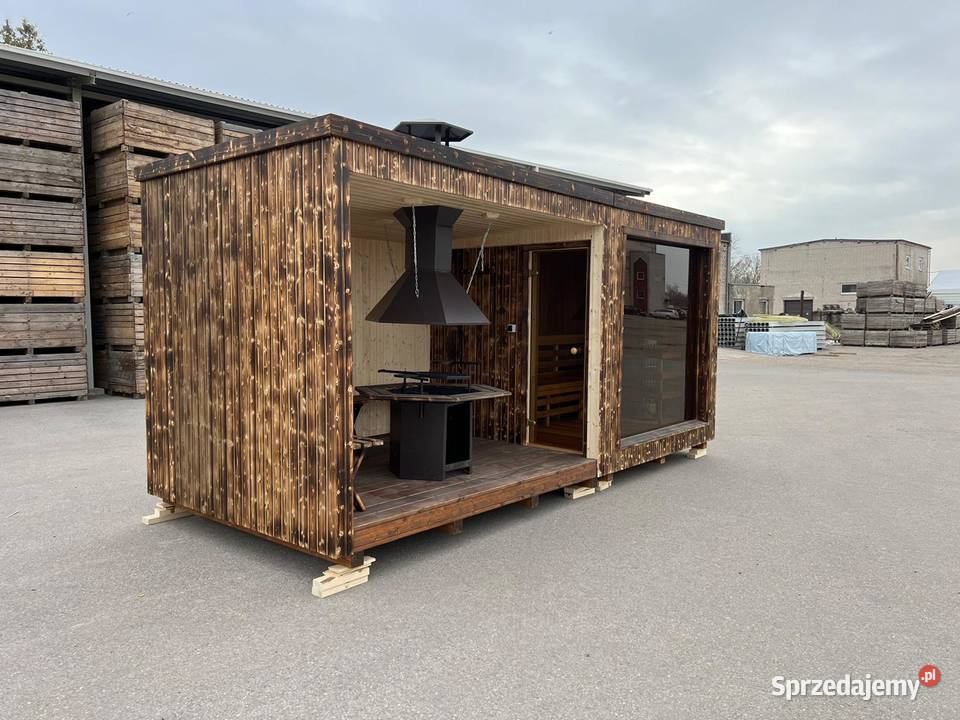 Modern Sauna Ogrodowa Grill House Relax Room Sauny Puńsk