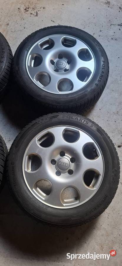 Alufelgi oryginalne Audi A4 B6 B7 A6 5x112 opony Czarne Błoto