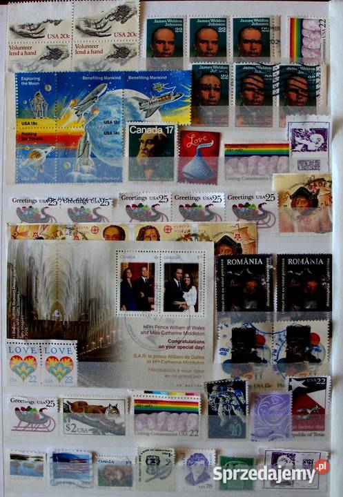 znaczki pocztowe kasowane luzaki 8 Oborniki