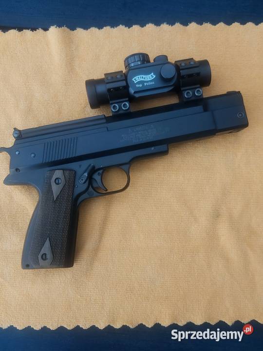 Pistolet wiatrówka Weihrauch HW45 kolimator