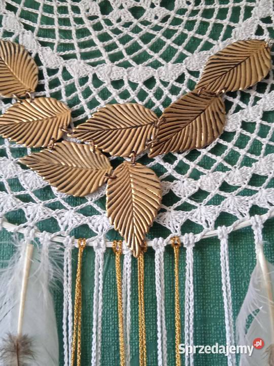 BIAŁO ZŁOTY ŁAPACZ SNÓW Piła