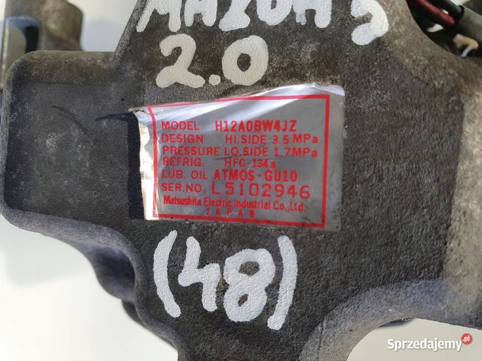 SPRĘŻARKA KLIMATYZACJI Mazda 5 20 16V pompa